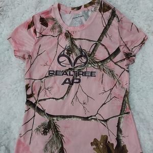 Realtree pink camo ladies medium shirt